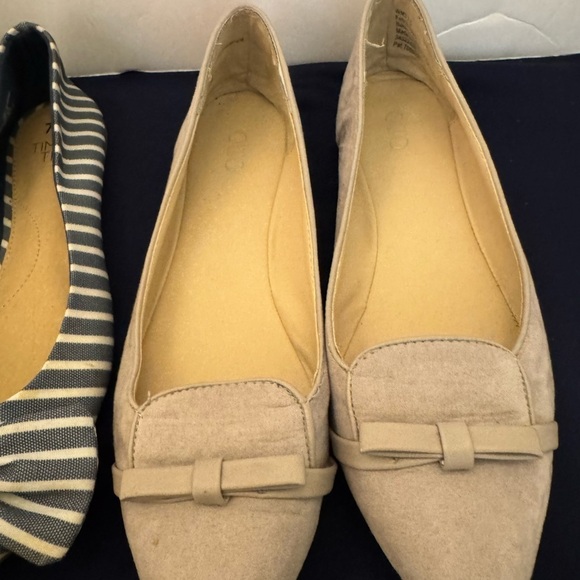 Two Pairs of Ladies Flats by Cato and Time and Tru Size 7.5 - Picture 3 of 13